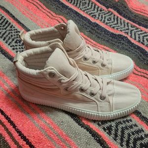 Women pink Blowfish High Top Sneakers Size 9